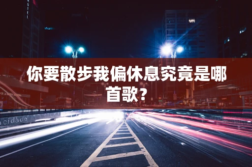 你要散步我偏休息究竟是哪首歌？